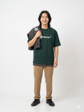 Minimal Logo Oversized T-Shirt – Forest Green