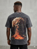 “Out Of Many, One” Acid Wash Oversized T-Shirt